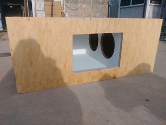 Car audio...we custom build blow through (cut through) for trucks.