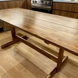 Beautiful Solid Wood Farm Table 
