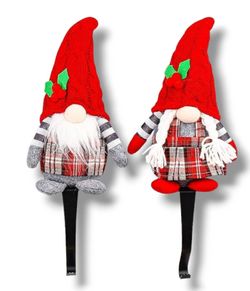 Set Of 2 Gnomes Stocking Holders 