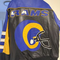 Vintage LA Rams Leather Jacket