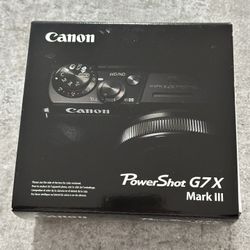 Canon G7x Mark III - Brand New