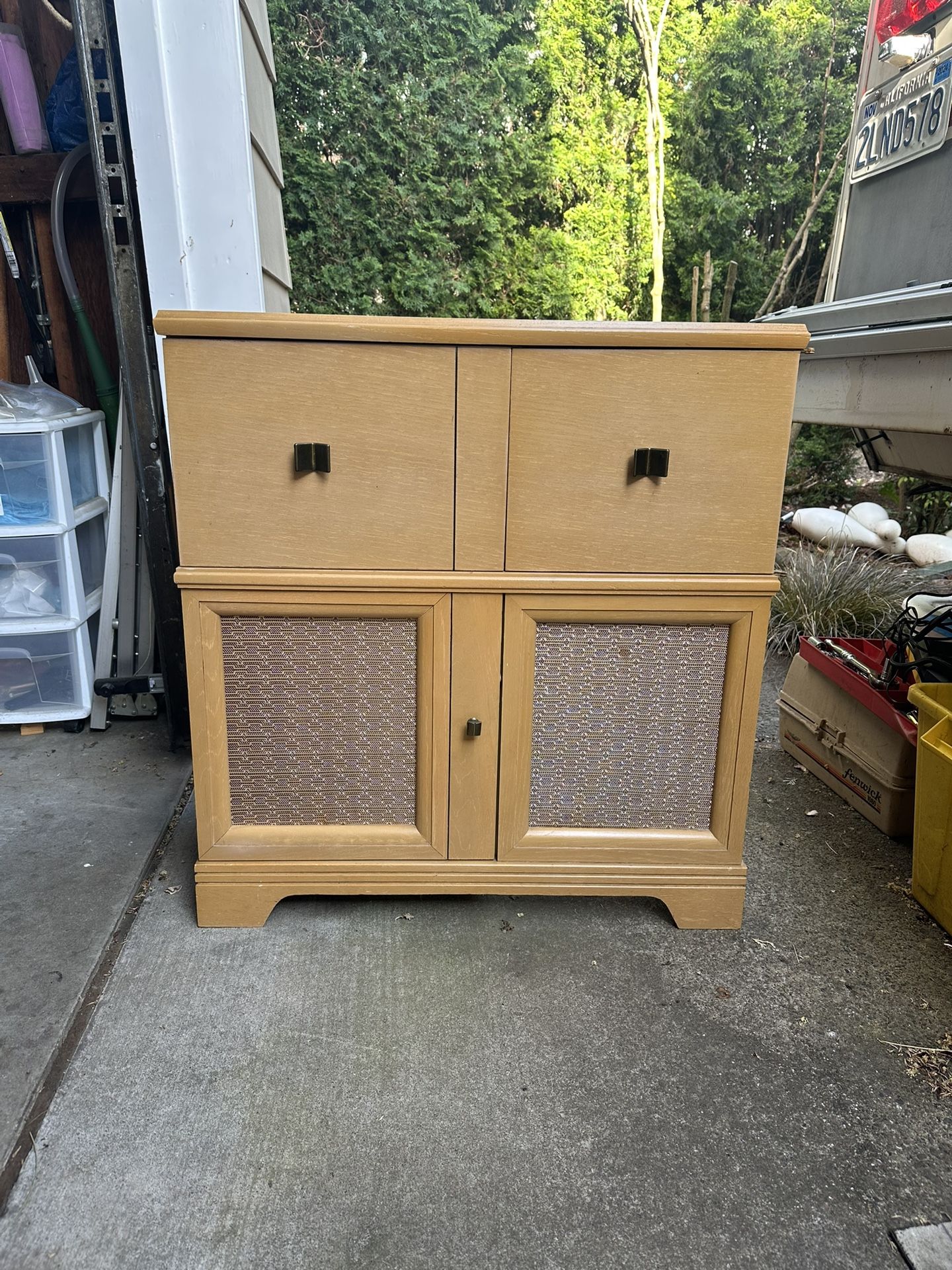 Sears Record Player Cabinet 