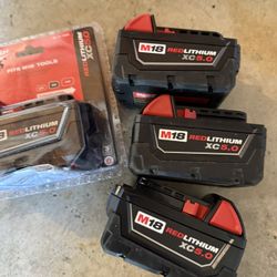 Milwaukee 5ah Batteries M18 Brand New 5.0 Ah Battery 50 Bucks 