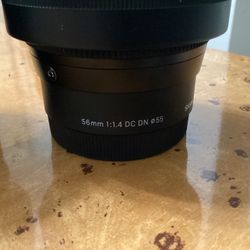 Sigma 56mm F1.4 Sony E-mount APS-C Lens