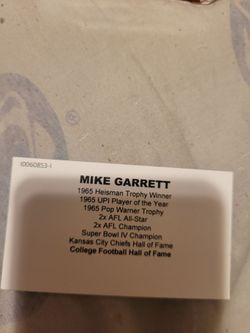 Signed mini helmet