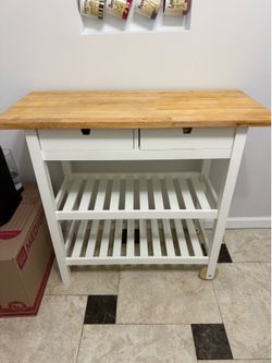 Kitchen cart 38 3/8 x 16 7/8”