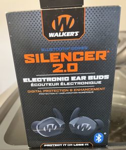Walker's Silencer Bluetooth Rechargeable in The Ear Pair 2.0