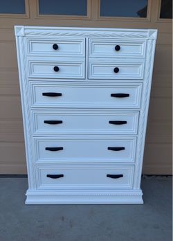 White 6 Drawers