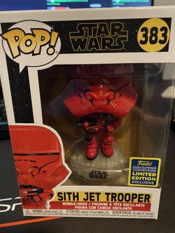 Funko Pop Star Wars Sith Jet Trooper #383 SDCC Exclusive