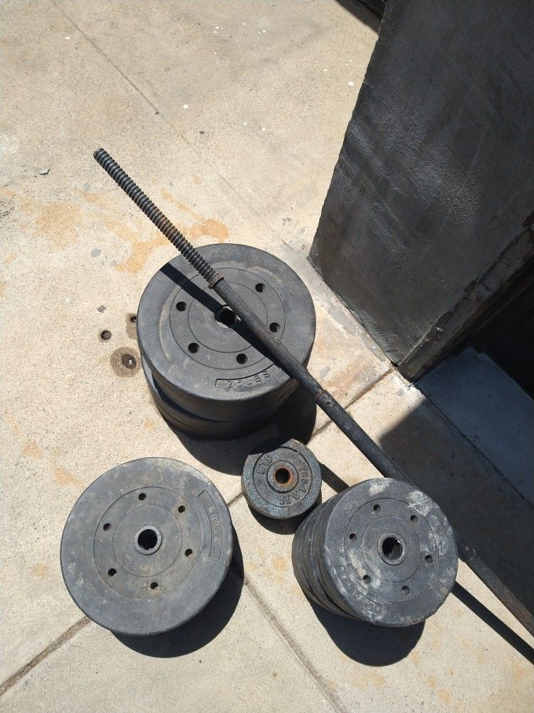 Bar And Weights 
