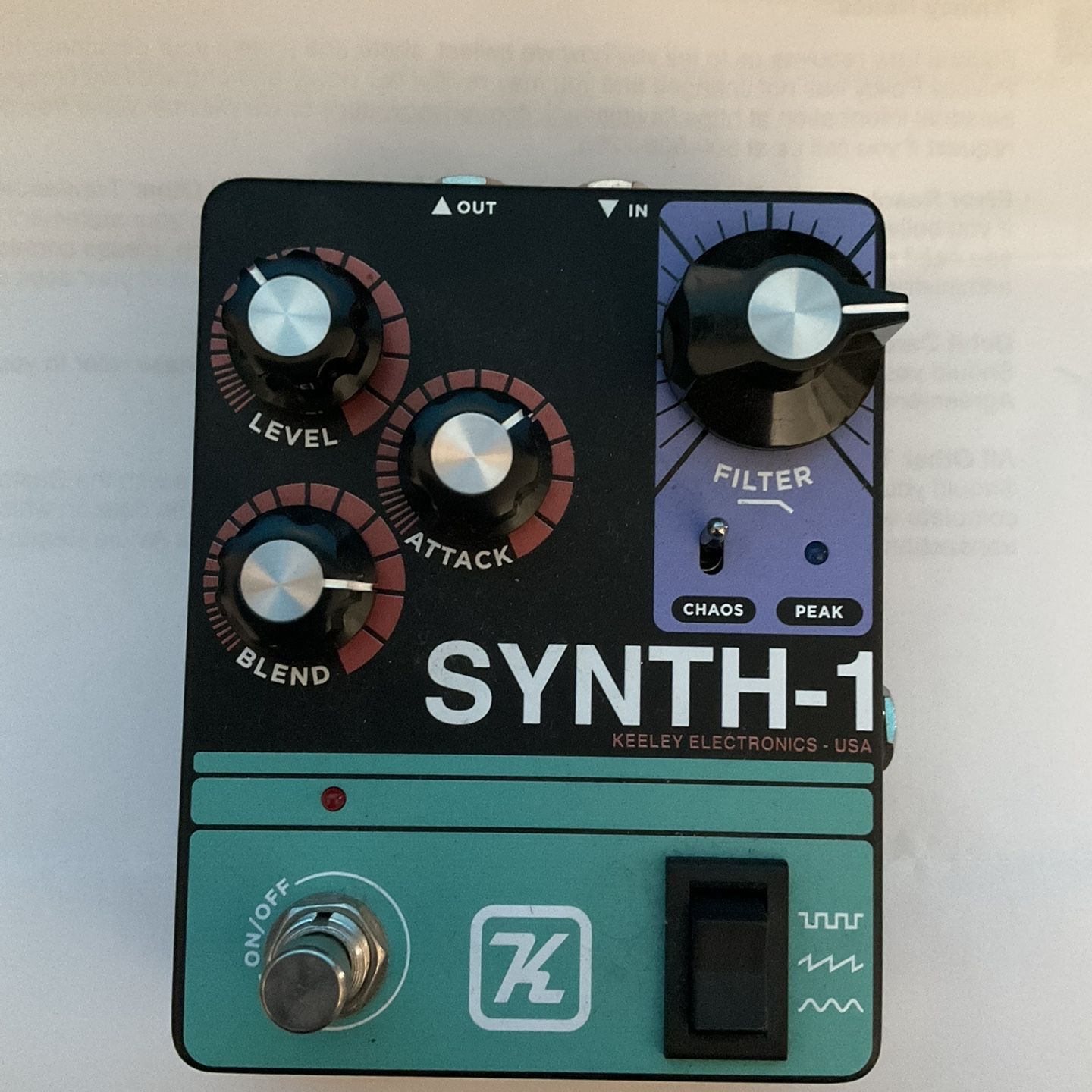 Keeley Synth-1 Guitar/Bass Pedal for Sale in San Diego, CA - OfferUp