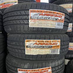 ‼️📲185/65/14 Vendo Set De Llantas Nuevas Marca Arroyo