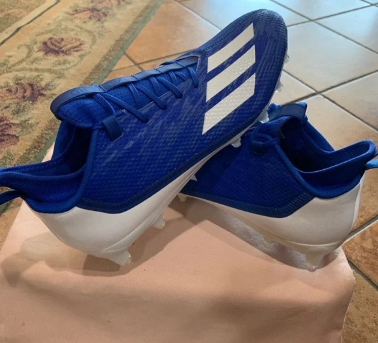 Size 11 NEW adidas Men's Adizero Afterburner V Baseball Shoe Collegiate Royal