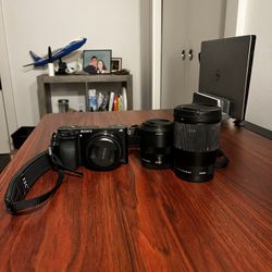Sony A6000 Body And Various Lenses 