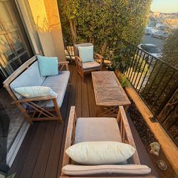 4 Piece Patio Set 
