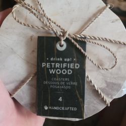 Petrified Wood Coasters