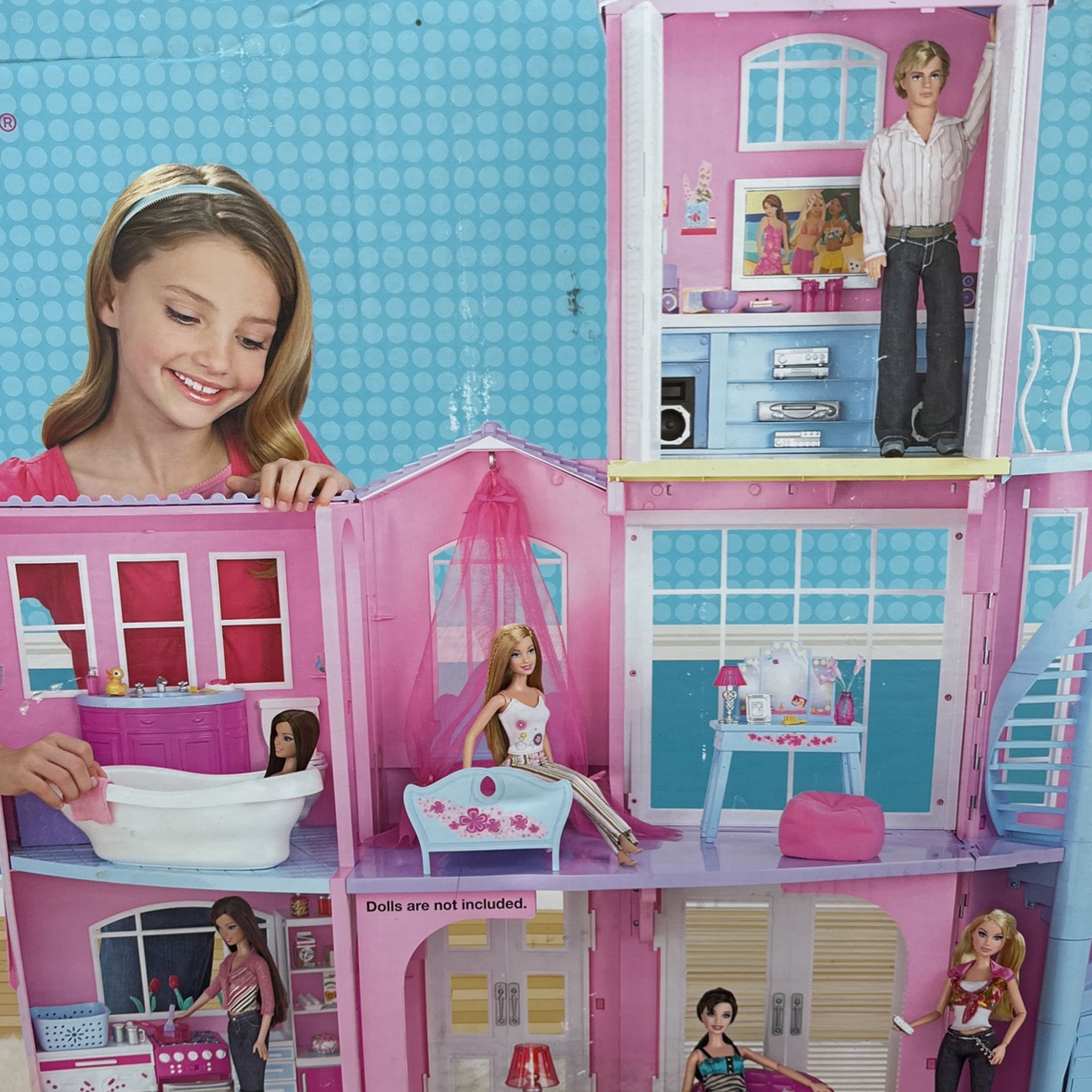 Barbie 3 story dream house 2008 new arrivals