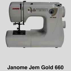Janome Sewing Machine (Jem Gold Brand New, Still In Box
