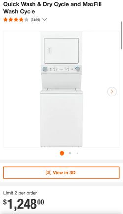 Maytag Double Stack Washer Dryer 