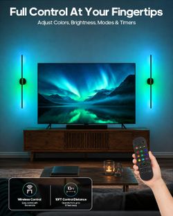 Rechargeable RGB Wall Sconce with 2 Pack,