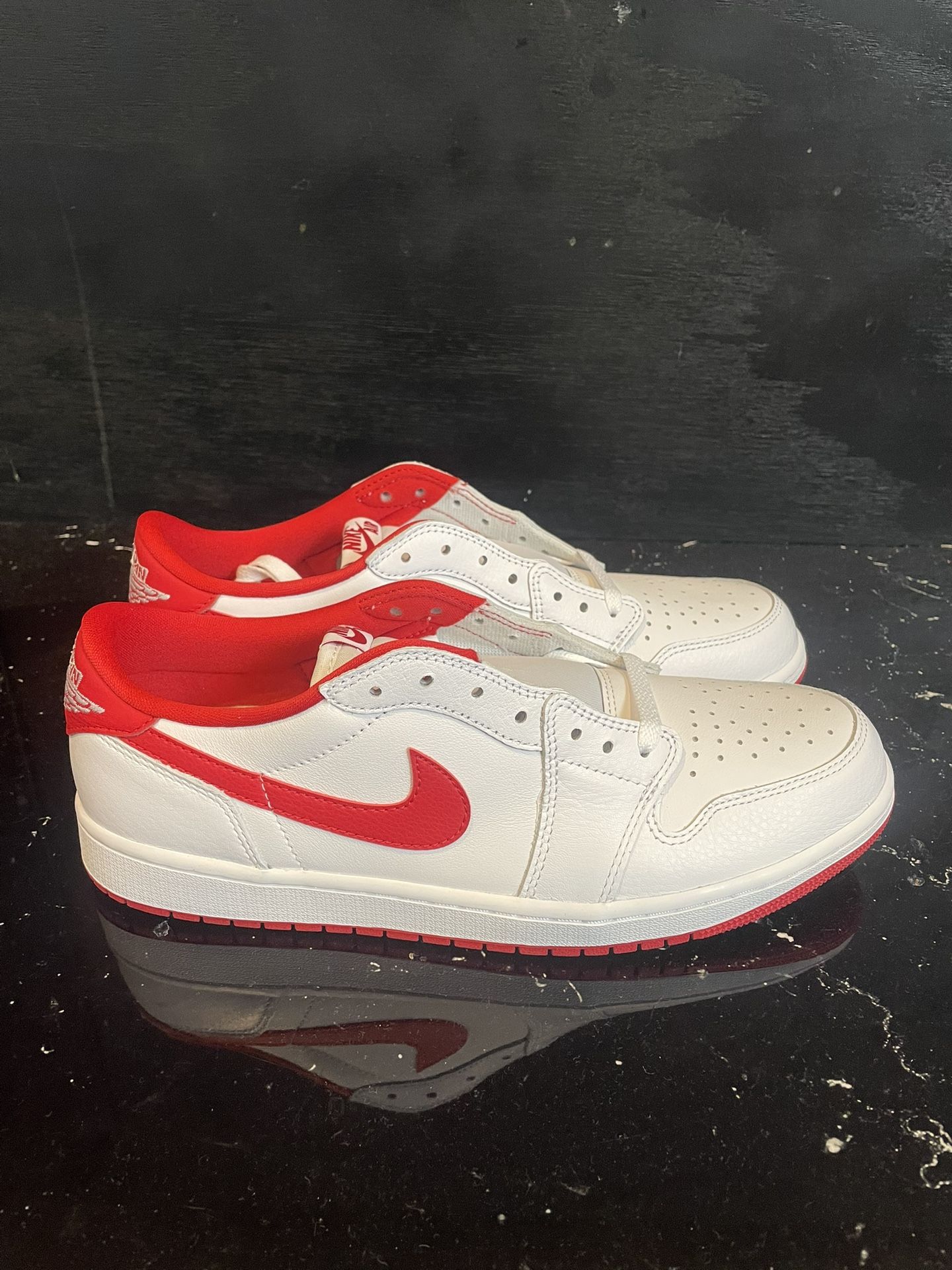 Nike Air Jordan 1 Retro Low OG University Red Men’s Size 10.5 Custom CZ0790-161
