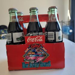 Vintage Raley's Hot August Nights Coca Cola 6 Pack Unopened w/ Carton SEE DESC.
