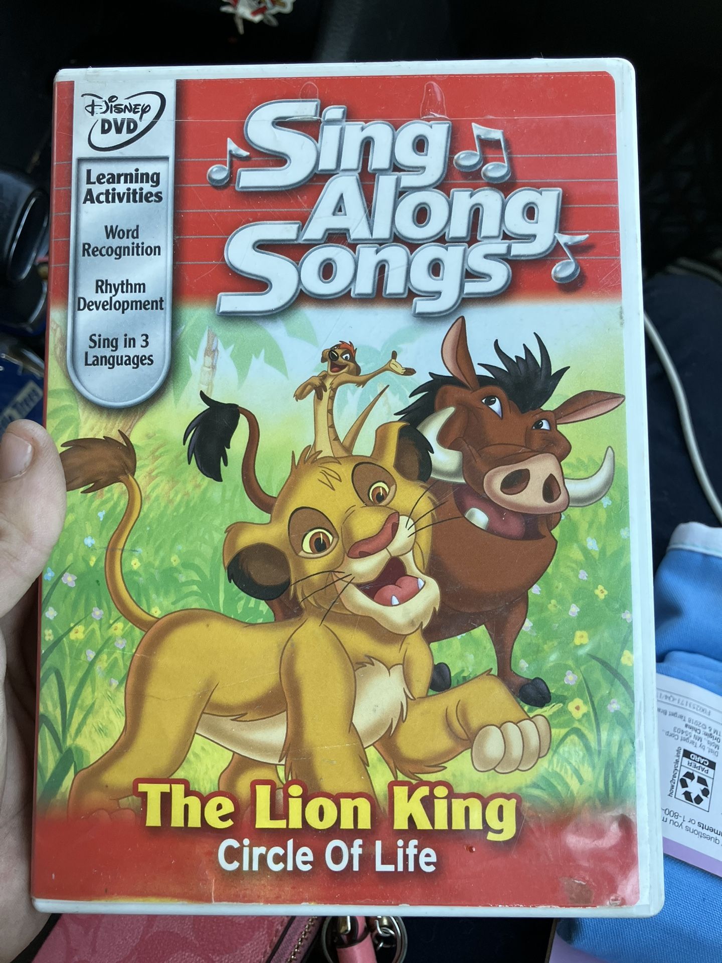 Disney Lion King Sing Along DVD