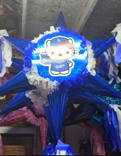 Los angeles dodgers hello kitty tambor star pinata CUSTOM