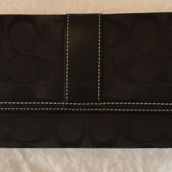 Coach Signature Monogram Wallet