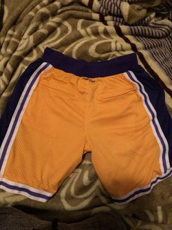 Just Don style Los Angeles Lakers retro shorts for Sale in Los Angeles, CA  - OfferUp