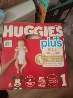 HUGGIES SIZE 1 $40