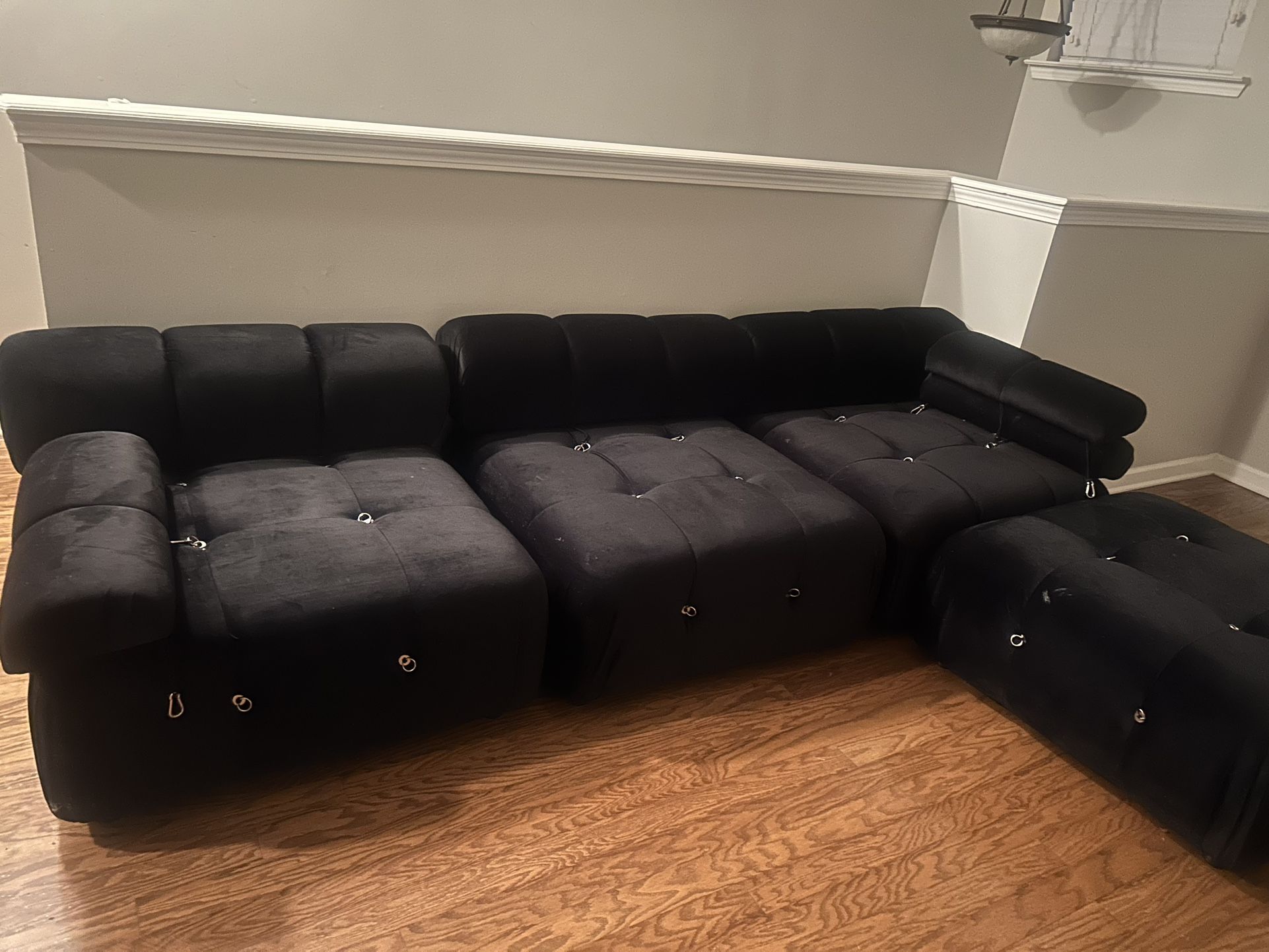 Velvet Sectional