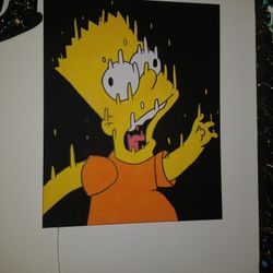 Bart Simpson Acid Painting