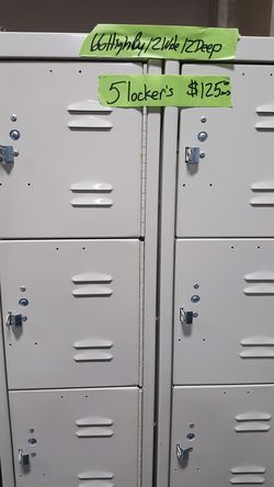 5 locker sets