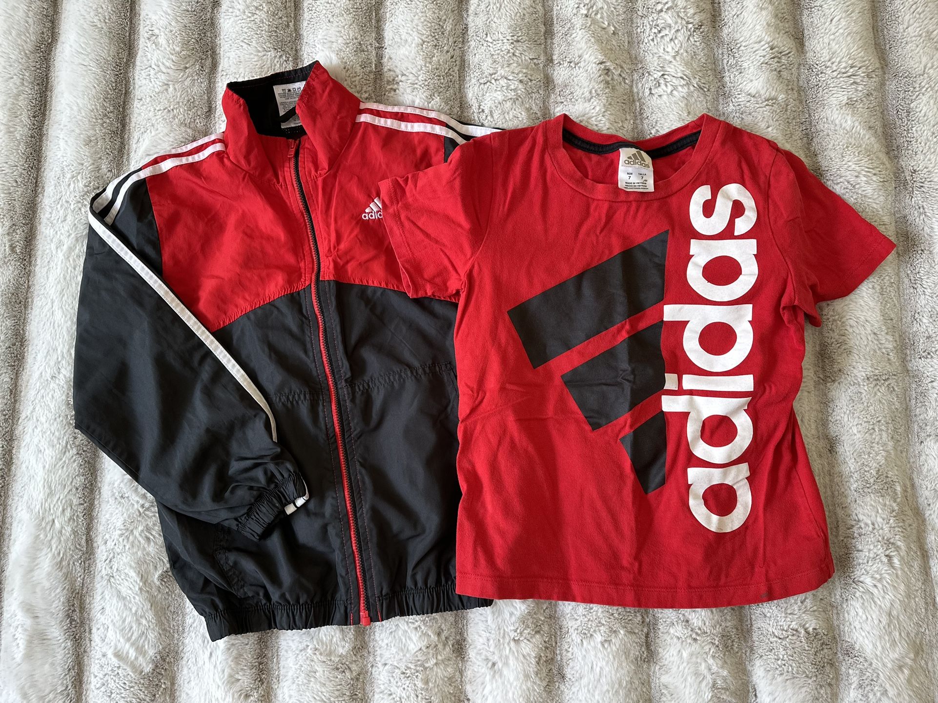 Adidas Set Shirt and Jacket, Size 7