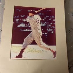 Ted Williams Signed Autograph Photo