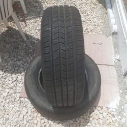 225/60R16.  IROMAN TIRES (95)% LIFE