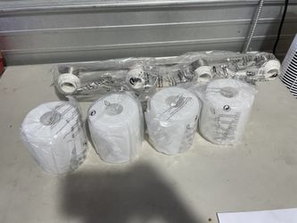 Modern Bathroom Vanity Light, Milky White Glass Shades, Wall Sconce for Bedroom & Living Room, E26 Socket, Over Mirror Lighting Fixture (Brushed Nicke