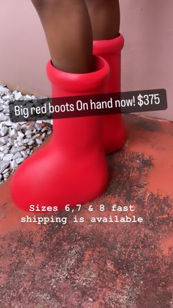 Red Big Boots