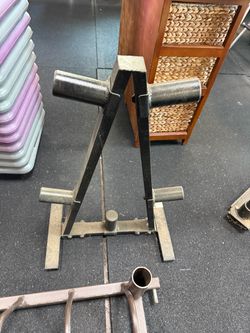 Metal Weight Plate Storage Tree Stand