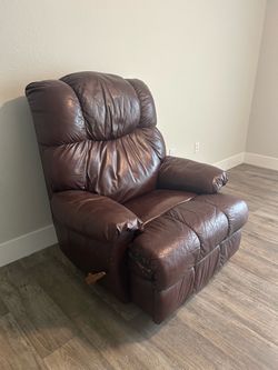 Free Brown Leather Recliner