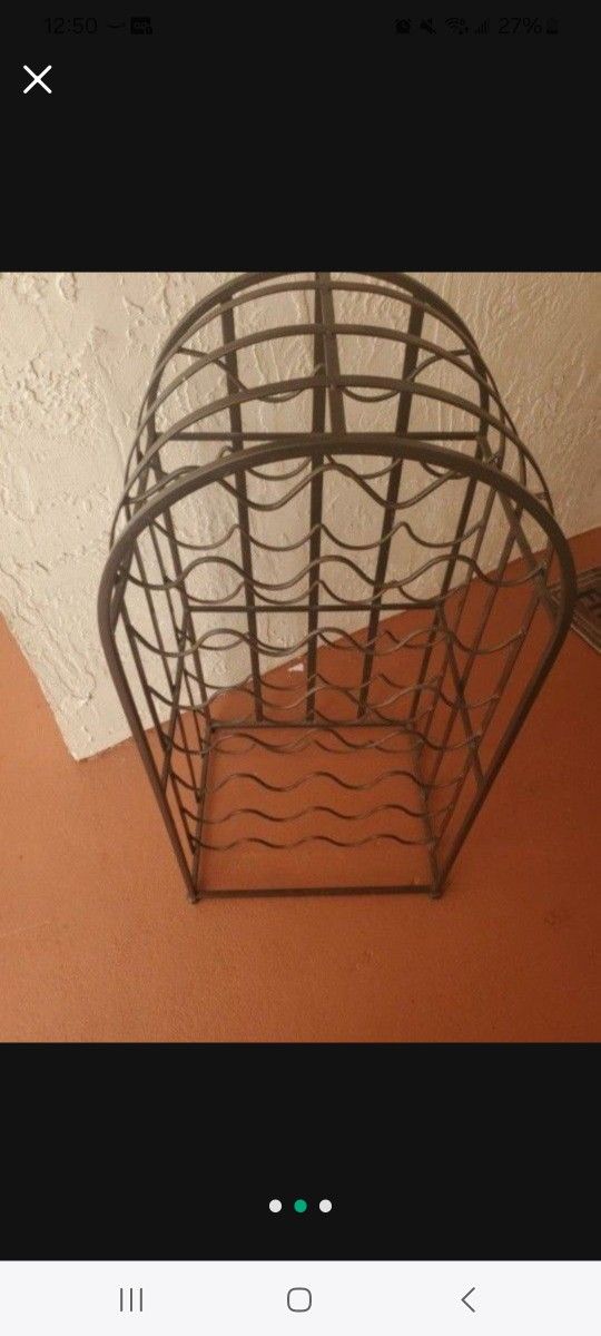 Metal Wine Rack