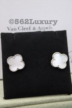 Mother Of Pearl Van Cleef Earrings 