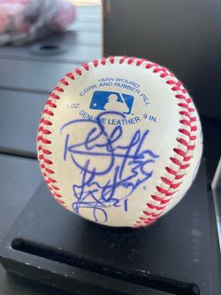 Rays signed ball