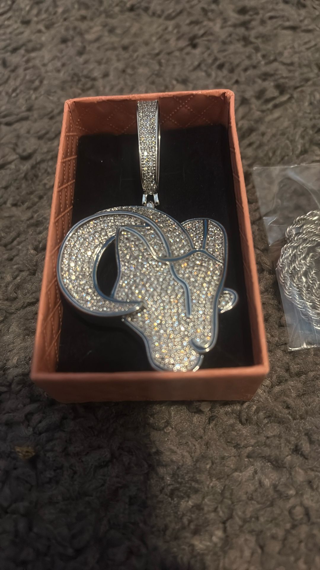 Silver Goat Pendant 