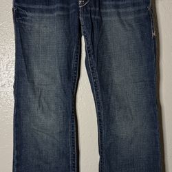Ariat Jeans Men's 29/30 Blue Denim Jeans Relaxed Boot Cut M4 -New Without Tags-