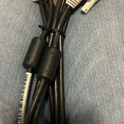 The computer connects to the screen