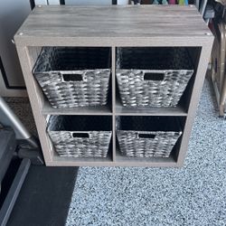 Storage organizer with baskets
