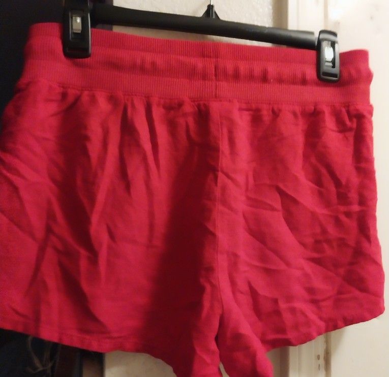 Ladies Small Red Shorts