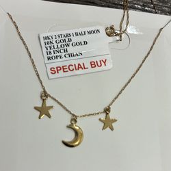 10K GOLD Chain With Charm 